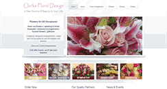 Desktop Screenshot of clarkefloraldesign.ca